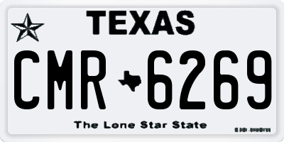 TX license plate CMR6269