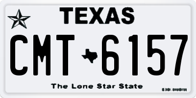 TX license plate CMT6157