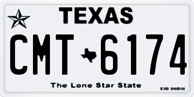 TX license plate CMT6174