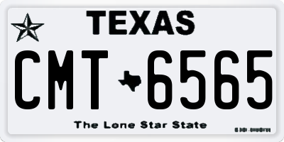 TX license plate CMT6565