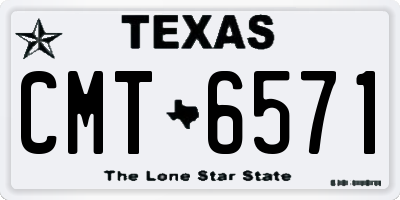 TX license plate CMT6571