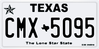 TX license plate CMX5095
