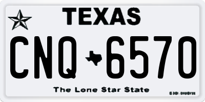 TX license plate CNQ6570