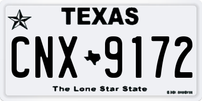 TX license plate CNX9172