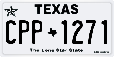 TX license plate CPP1271