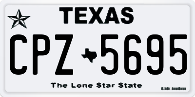 TX license plate CPZ5695