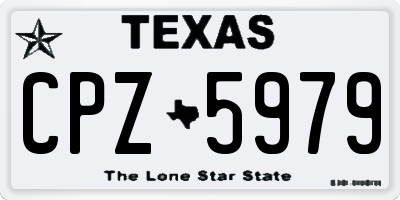 TX license plate CPZ5979