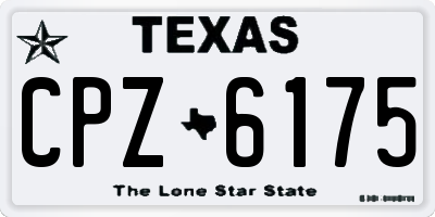 TX license plate CPZ6175