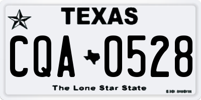 TX license plate CQA0528