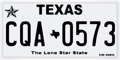 TX license plate CQA0573