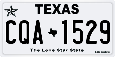 TX license plate CQA1529