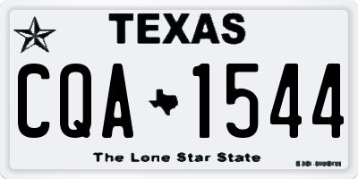 TX license plate CQA1544