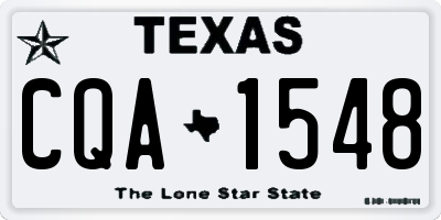 TX license plate CQA1548