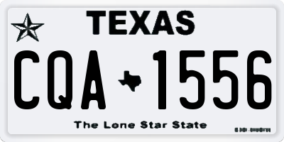 TX license plate CQA1556