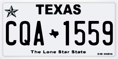 TX license plate CQA1559
