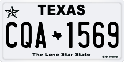 TX license plate CQA1569