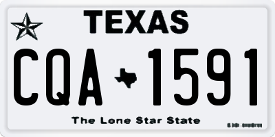 TX license plate CQA1591