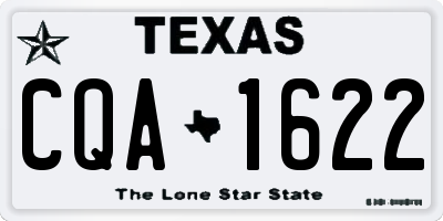 TX license plate CQA1622