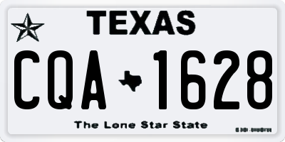 TX license plate CQA1628