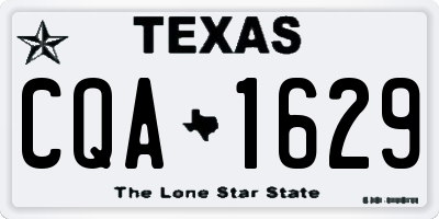 TX license plate CQA1629