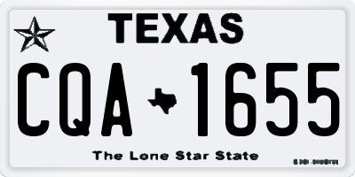 TX license plate CQA1655