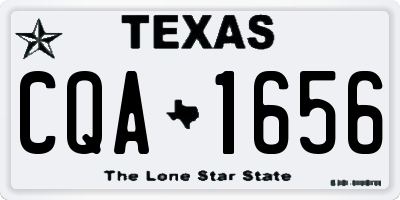 TX license plate CQA1656