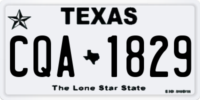 TX license plate CQA1829