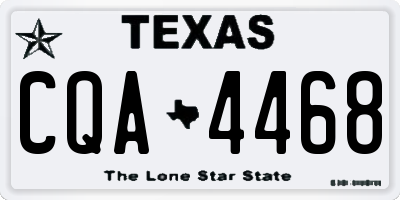 TX license plate CQA4468