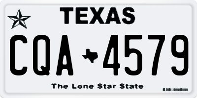 TX license plate CQA4579