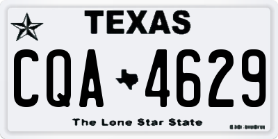 TX license plate CQA4629