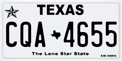 TX license plate CQA4655