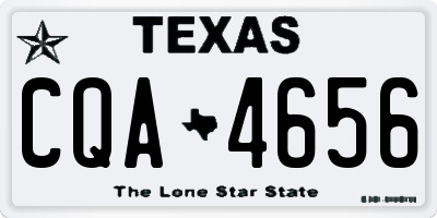 TX license plate CQA4656