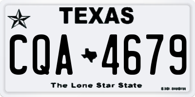TX license plate CQA4679