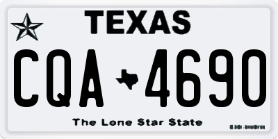 TX license plate CQA4690