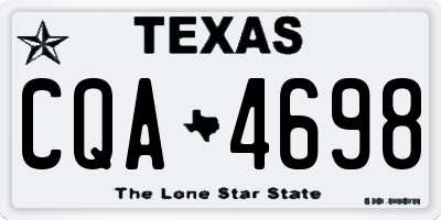 TX license plate CQA4698