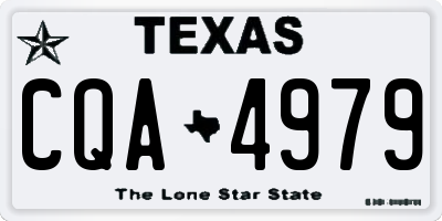 TX license plate CQA4979