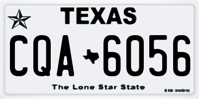 TX license plate CQA6056