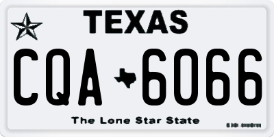 TX license plate CQA6066