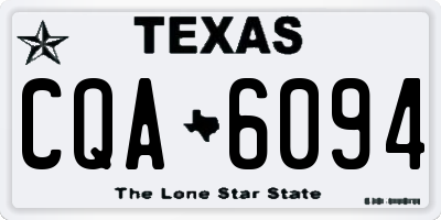 TX license plate CQA6094
