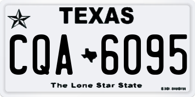 TX license plate CQA6095