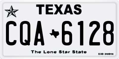 TX license plate CQA6128