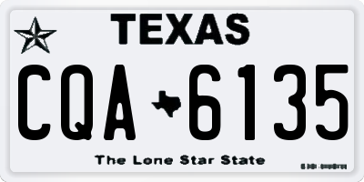 TX license plate CQA6135
