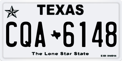 TX license plate CQA6148
