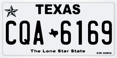 TX license plate CQA6169