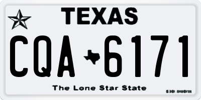 TX license plate CQA6171