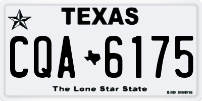 TX license plate CQA6175