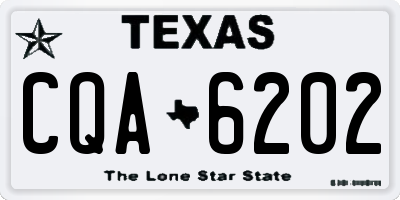 TX license plate CQA6202