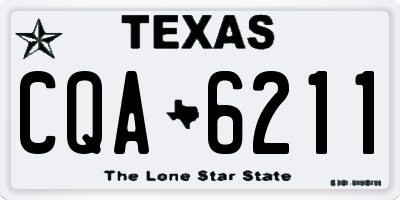 TX license plate CQA6211