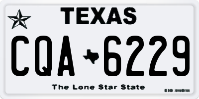 TX license plate CQA6229