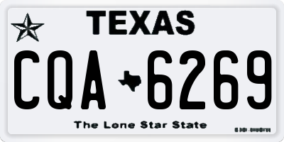 TX license plate CQA6269